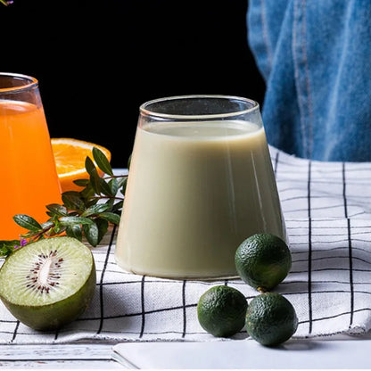 DecorBites™ Fuji Mountain Glass Drinkware for Christmas, Water, Beer, Juice, Coffee, Whiskey, Wine