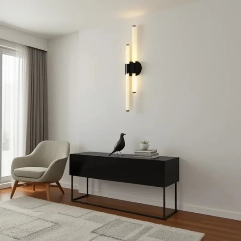 DecorBites™ LED Acrylic Wall Sconce for Modern Indoor Lighting in Living Room and Bathroom