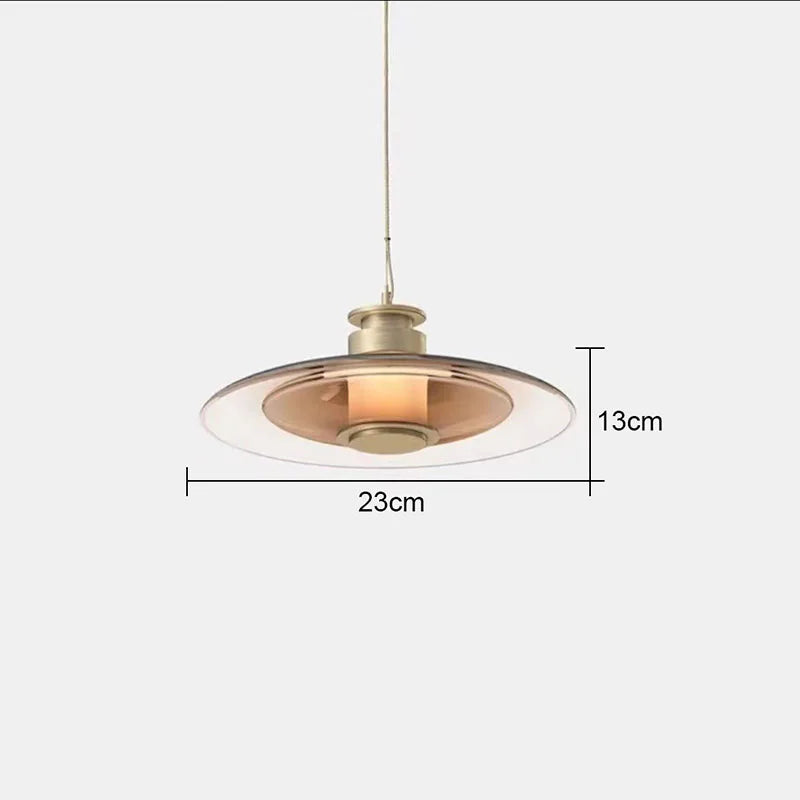 DecorBites™ Glass Wall Lamp: Nordic Minimalist LED for Dining, Living, Bedroom