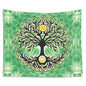 Decobites Yggdrasil Sun and Moon Tapestry - Bohemian Home Decor