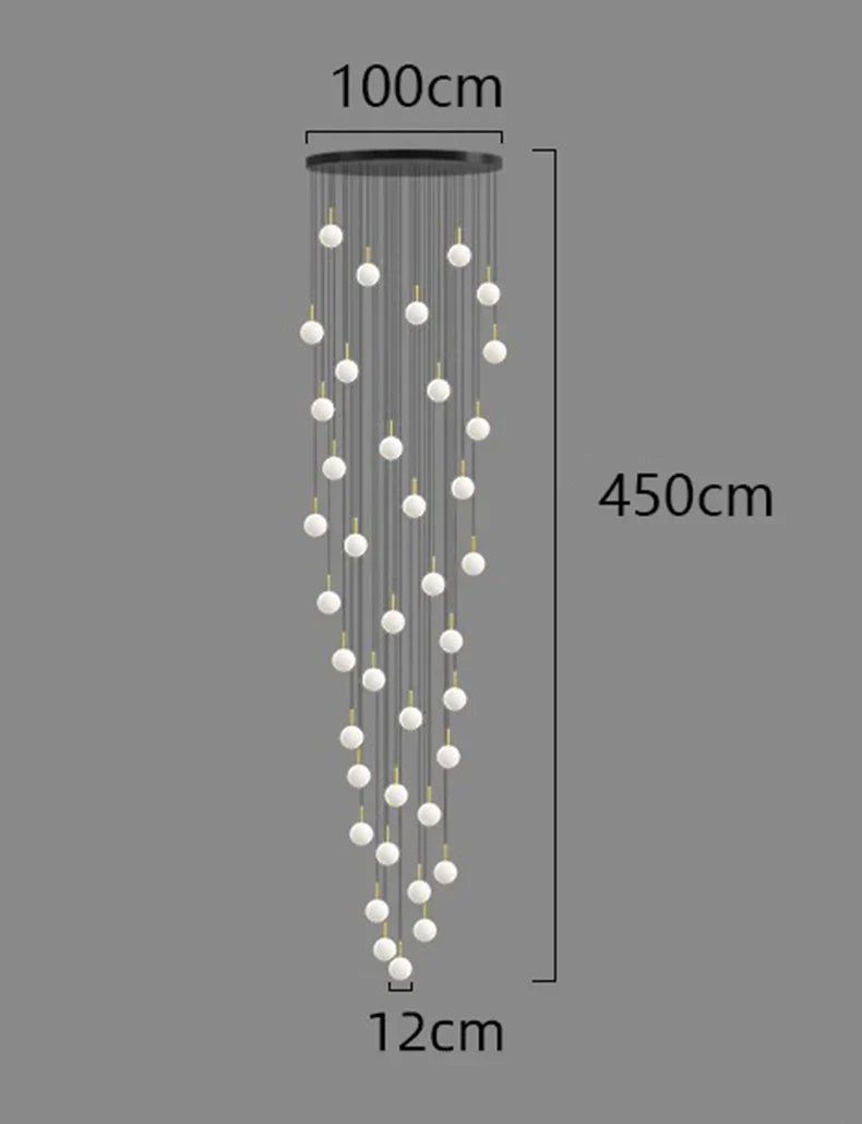 DecorBites™ LED Ceiling Lamp Chandelier: Modern Decorative Lighting for Bedroom and Dining Room