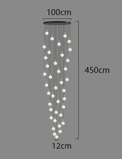 DecorBites™ LED Ceiling Lamp Chandelier: Modern Decorative Lighting for Bedroom and Dining Room