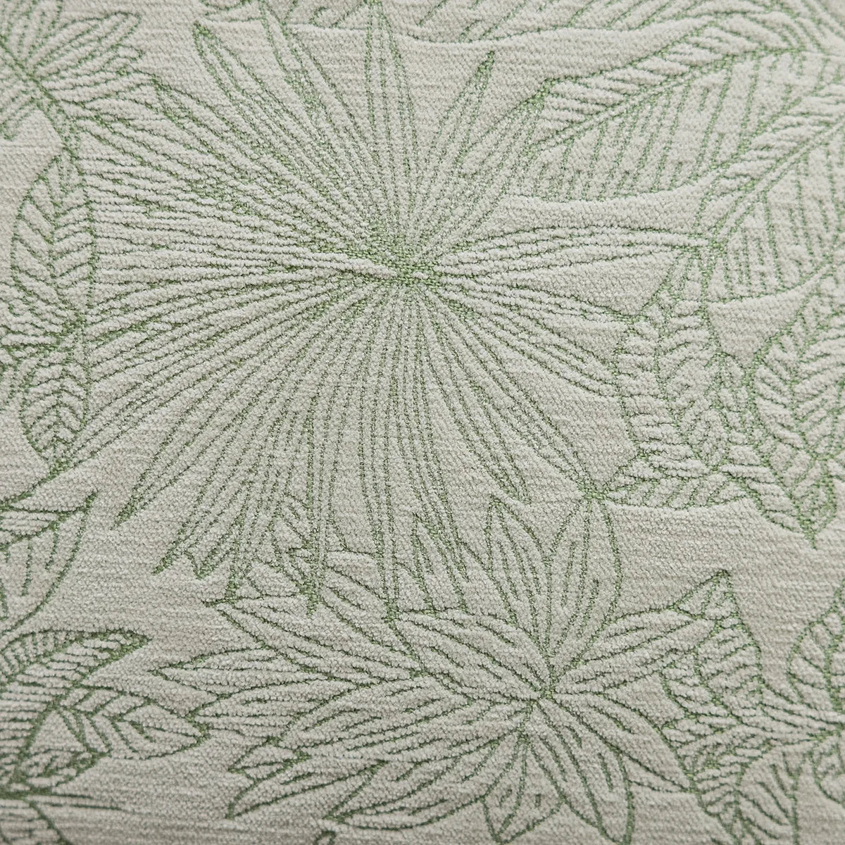 DecorBites™ Green Plant Jacquard Pillow Covers for Light Luxury Living Room Decor