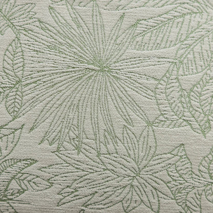 DecorBites™ Green Plant Jacquard Pillow Covers for Light Luxury Living Room Decor