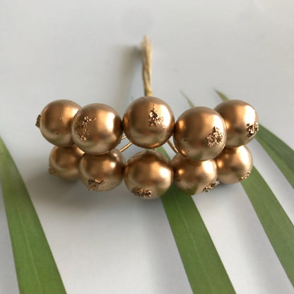 DecorBites™ Green Plant & Berry Stamen Bundle for DIY Christmas & Wedding Decor