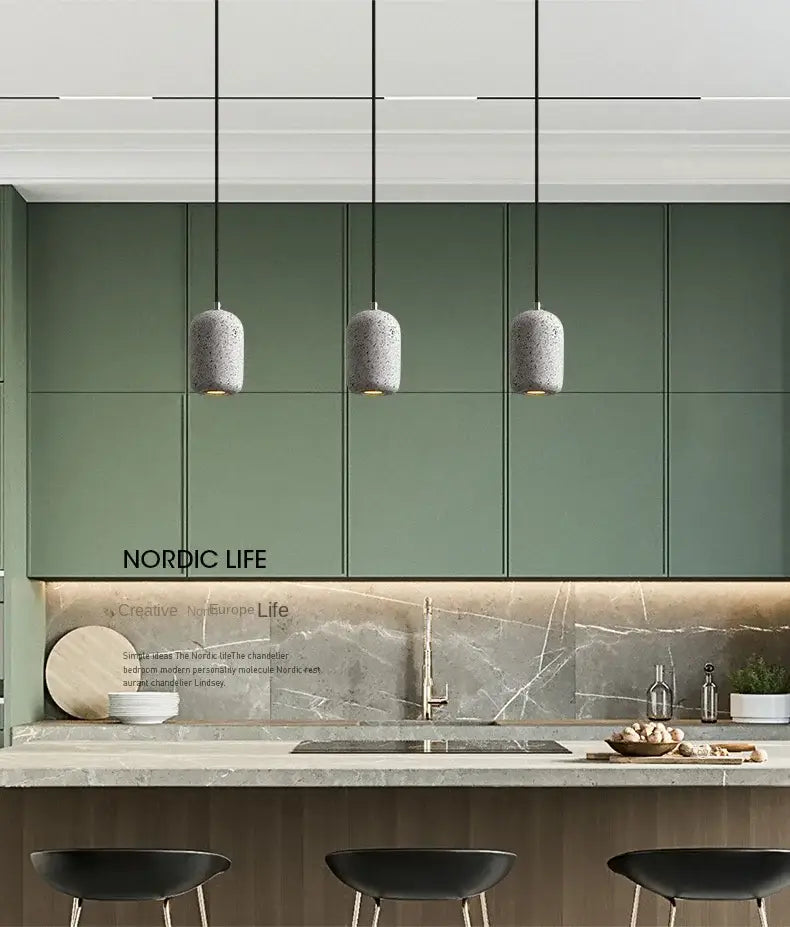DecorBites™ Nordic Cement Pendant Lamp - Industrial Style Lighting
