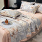 Decobites Luxury Floral Summer Quilt Comforter - Soft, Skin-Friendly & Machine Washable