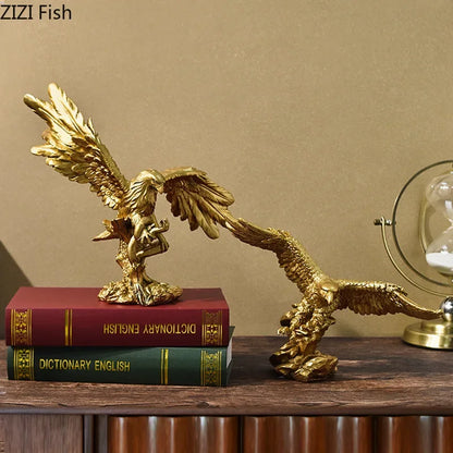 DecorBites™ Flying Eagle Resin Desk Decoration - Creative Sculpture for Room Aesthetic