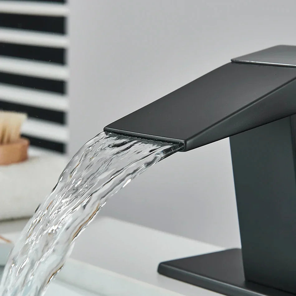 DecorBites™ LCD Digital Basin Faucet, Brass Kitchen Sink Mixer Tap, Hot Cold Display