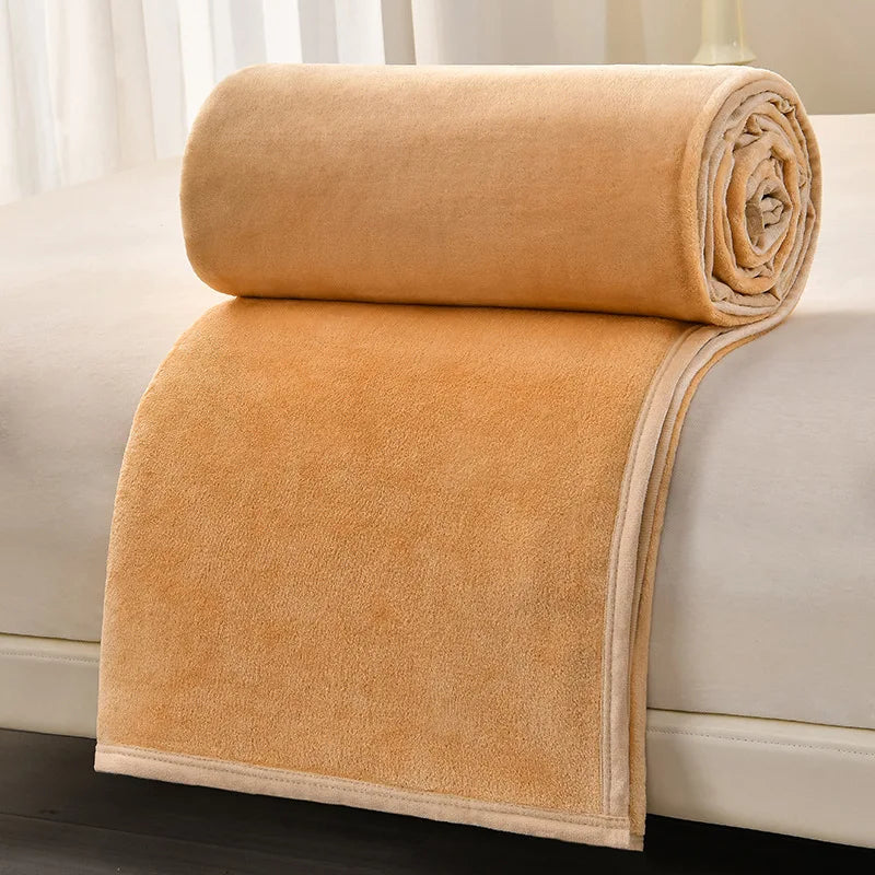 Manta de franela acogedora DecorBites™: Funda de sofá multifuncional para adultos