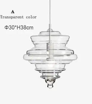 Decorbites™ Industrielles Vintage-Glas-Pendantleuchte für Esszimmer und Schlafzimmer