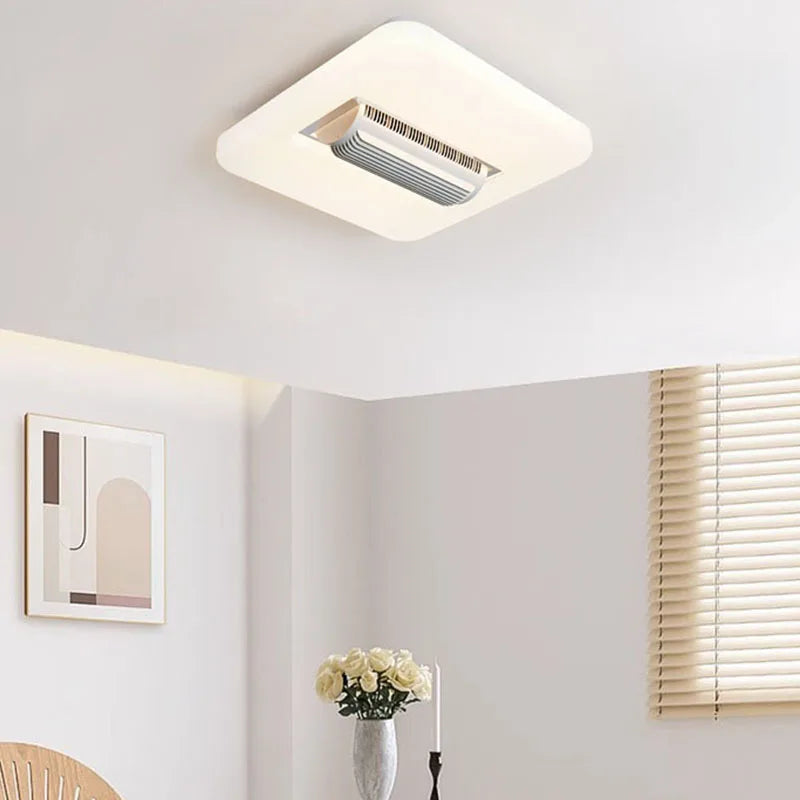 DecorBites™ Bladeless Ceiling Fan Light with LED, 3 Color, 6 Speeds Silent Operation