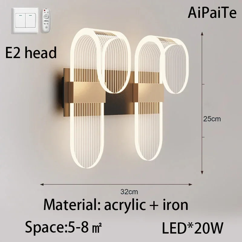 ثريا ديكوربايتس™ الأكريليكية اللامعة لغرفة المعيشة، غرفة النوم، المطبخ - مصابيح سقف معلقة