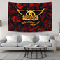 Decobites Aerosmith Band Tapestry Room Decor Art Flag Bohemia Aesthetic Wall Hanging