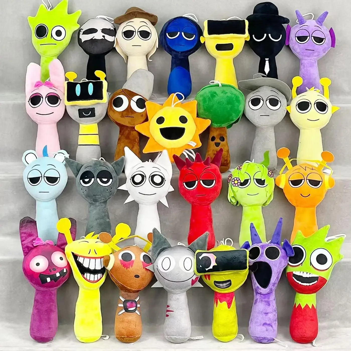 34styles Sprunki Plush Toys Sprunki Incredibox Plush Doll Sprunki Game Pillow Kids Birthday Gifts Stuffed Dolls Christmas Gift