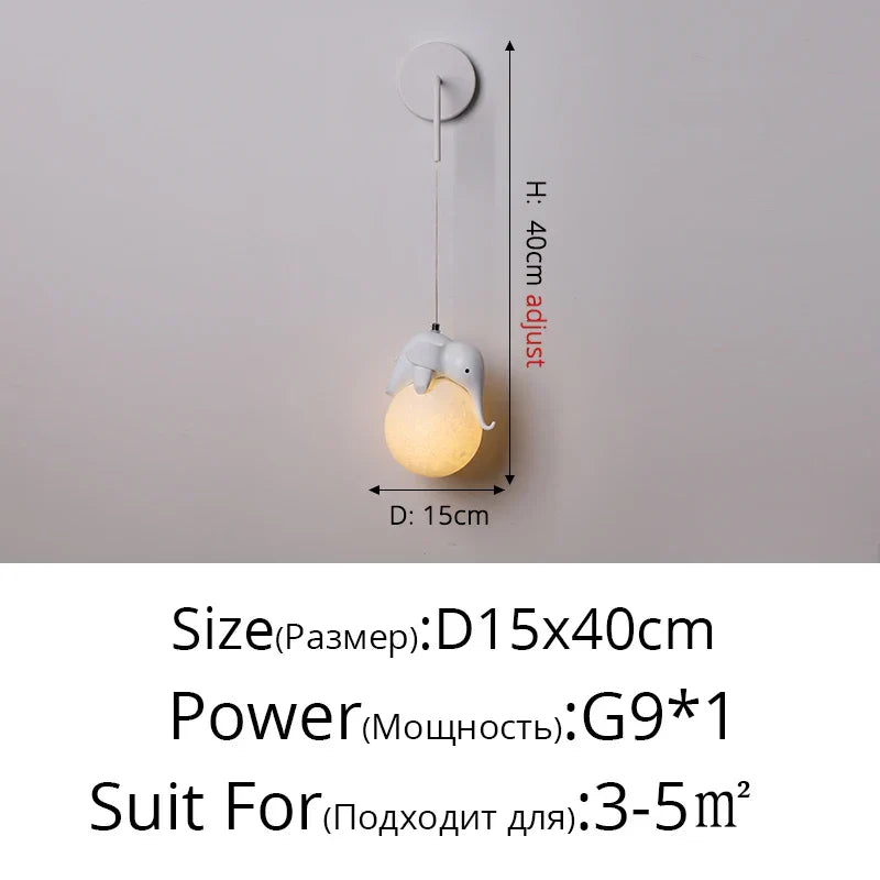 DecorBites™ مصباح حائط لغرفة النوم على شكل دب: ثريا عصرية للديكور المنزلي والإضاءة الداخلية