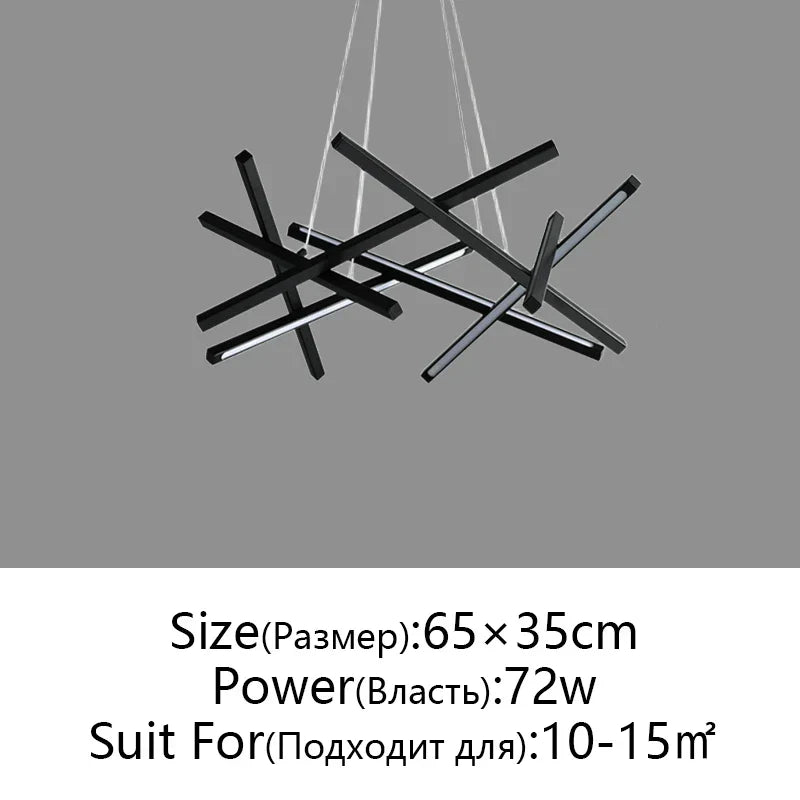 DecorBites™ LED Chandelier Remote Control Ceiling Pendant Light for Living Room, Dining Room, Bedroom