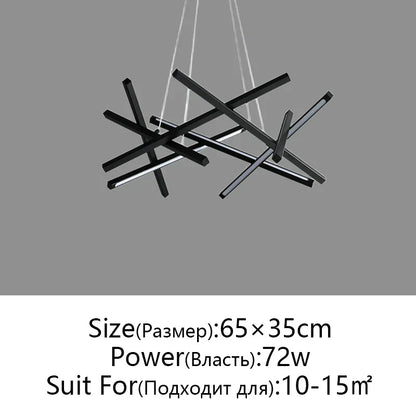 DecorBites™ LED Chandelier Remote Control Ceiling Pendant Light for Living Room, Dining Room, Bedroom