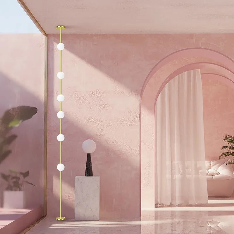 Lámpara de araña de cristal lineal DecorBites™ | Minimalista negro/dorado | Diseño creativo de 5/6/7/8 luces