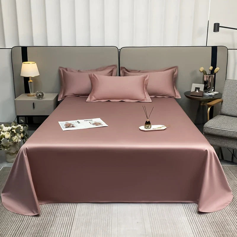 Decobites Premium Egyptian Cotton Flat Sheet in Various Sizes & Colors