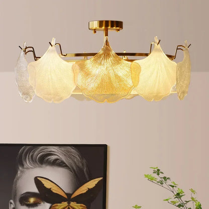 DecorBites™ Contemporary LED Chandelier for Home Decor in Modern French Design