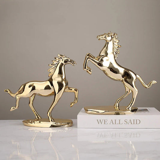 DecorBites™ Lucky Horse Resin Home Decoration Sculpture