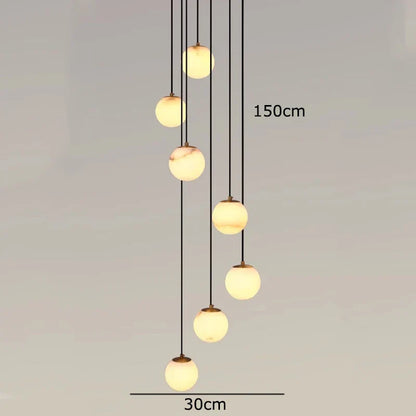 DecorBites™ LED Pendant Light Chandeliers for Living Room Staircase Indoor Lighting