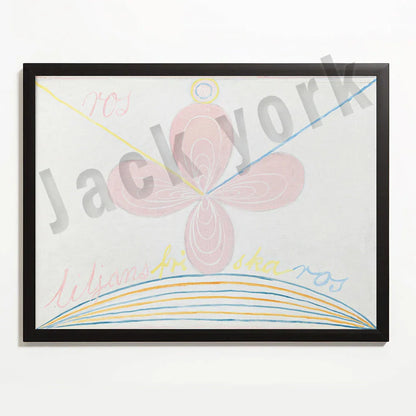 لوحة فنية تجريدية مطبوعة على قماش جداري من DecorBites™، معرض نموذجي لديكور المنزل