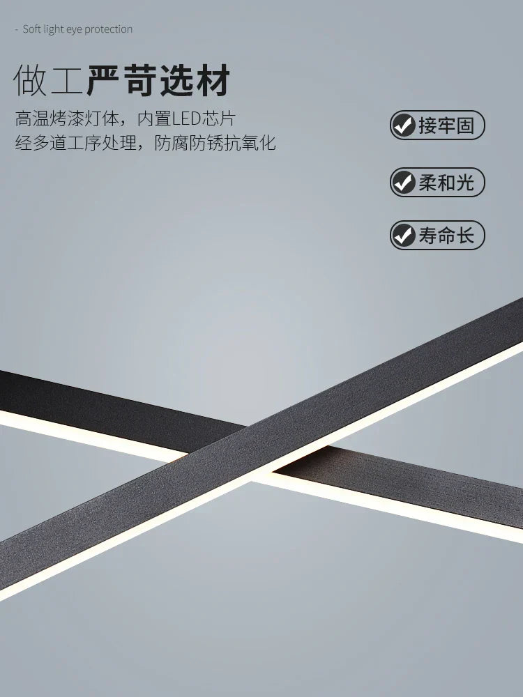 DecorBites™ LED Chandelier for Modern Duplex Interior, Loft Decor, Living & Dining Room Lighting