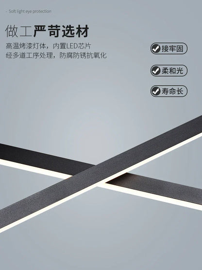 DecorBites™ LED Chandelier for Modern Duplex Interior, Loft Decor, Living & Dining Room Lighting