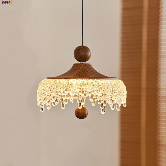 DecorBites™ Iceberg Acrylic Pendant Lights: Modern Nordic LED Hang Lamp for Home Decor