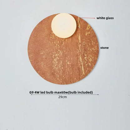 Lámpara de pared LED DecorBites™ con globo de cristal, estilo nórdico moderno, ideal para espejos de baño.