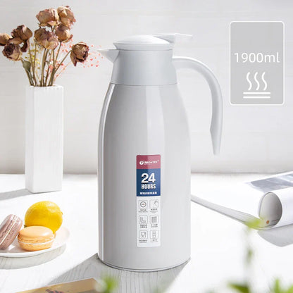 DecorBites™ InsulaVacuum Bottle Glass Liner Large-capacity Thermos - Household Portable Drinkware