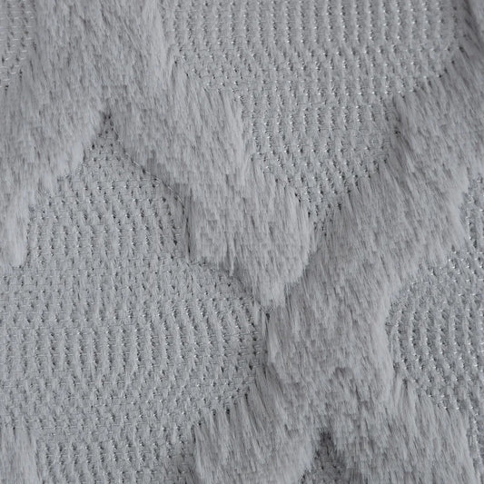 DecorBites™ Fluffy Embroidery Diamond Cushion Cover for Home Decor - 45x45cm