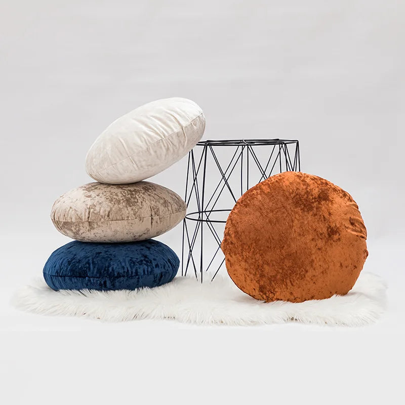 DecorBites™ Dark Grain Velvet Pillow Cover - 45x45cm