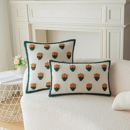 DecorBites™ Cactus Embroidery Throw Pillow Cover Nordic Minimalist Decor for Sofa
