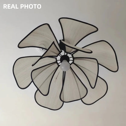 Lámpara colgante LED DecorBites™ de tela color crema abacá - Lámpara colgante nórdica francesa Wabi Sabi