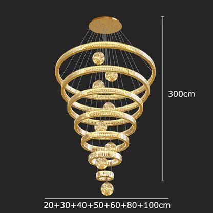 DecorBites™ Crystal Chandelier: Modern Living Room Pendant Lamp for Elegant Interior Lighting
