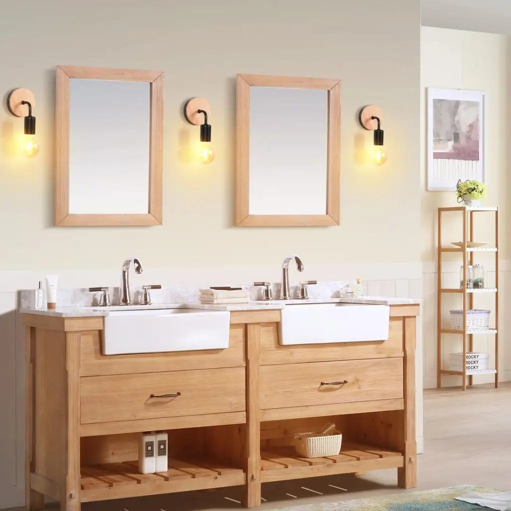 Aplique de pared LED industrial DecorBites™ estilo loft retro con pantalla de hierro E27