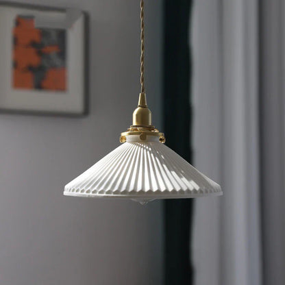 DecorBites™ Ceramic LED Pendant Light: Japanese Style, Nordic Design, Modern Living Room Hanging Lamp