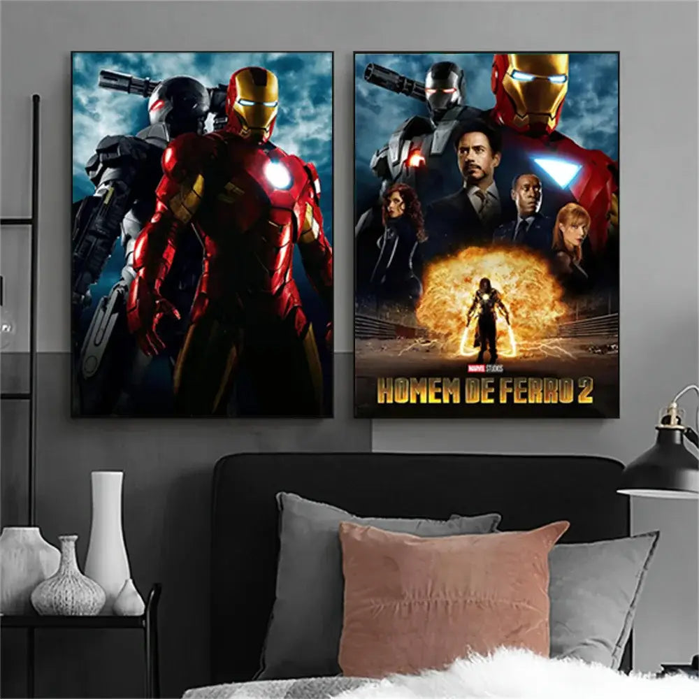DecorBites™ Marvel Iron Man Home Decor Poster Canvas