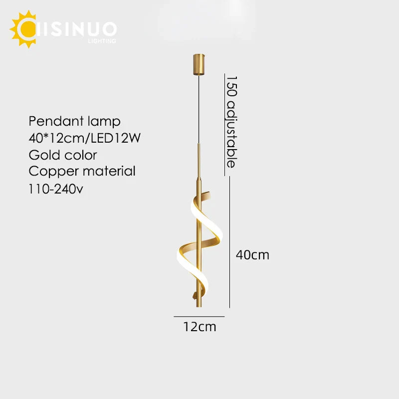 DecorBites™ Gold Copper LED Wall Sconce for Bedroom Living Room Hallway