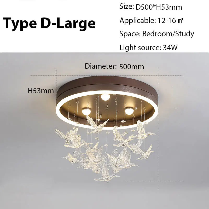 DecorBites™ Dancing Girl LED Chandelier: Modern Kids Room Light, Cartoon Ceiling Lamp