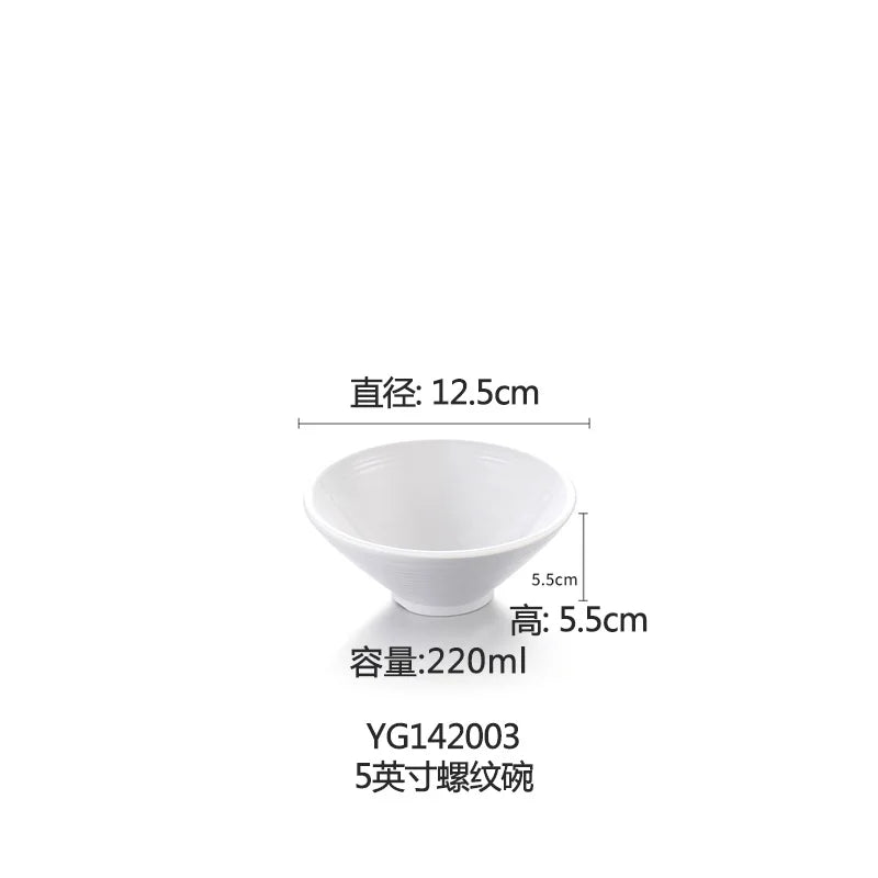 طقم أطباق وأطباق صلصة غمس بلاستيكية من الميلامين الأسود من DecorBites™ - عبوة من 4 قطع