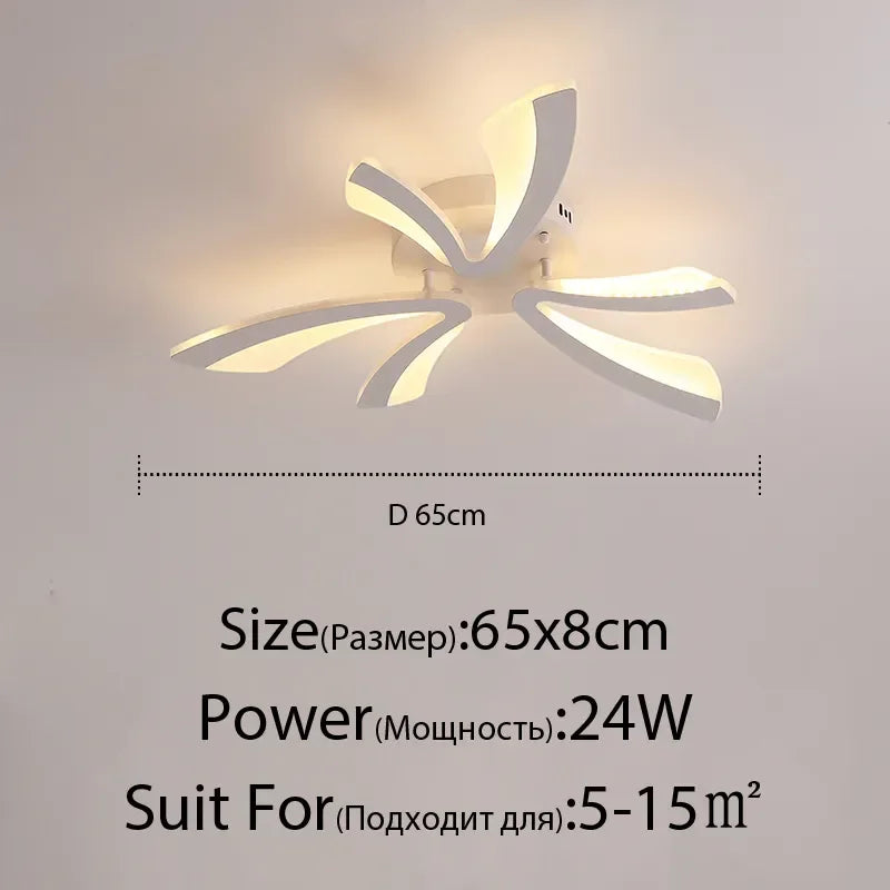 Lámpara de techo LED DecorBites™ con control remoto para decoración del hogar