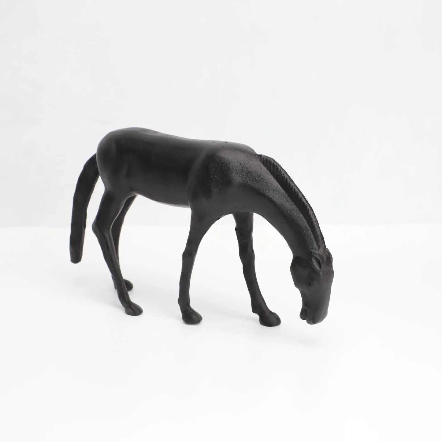 DecorBites™ Abstract Horse Iron Sculpture - Metal Animal Figurine for Home Decor