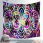 Decobites Psychedelic Mandala Sun Moon Tapestry Wall Hanging for Home Decor