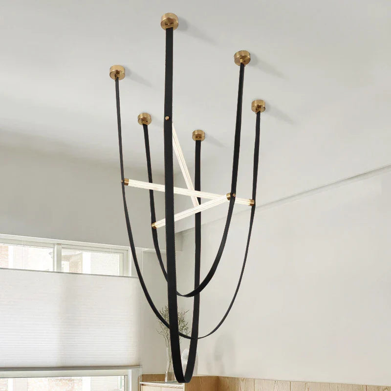 DecorBites™ LED Minimalist Chandelier Pendant Lamp for Living Room Decor