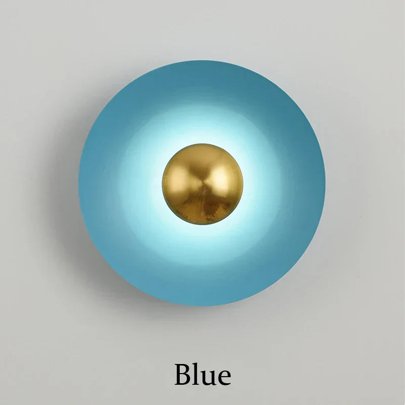 Lámpara de pared LED DecorBites™ Golden Macaroon para dormitorio y sala de estar