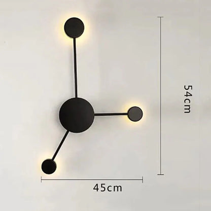 ديكوربايتس™ مصباح حائط LED هندسي لغرفة المعيشة وديكور غرفة النوم